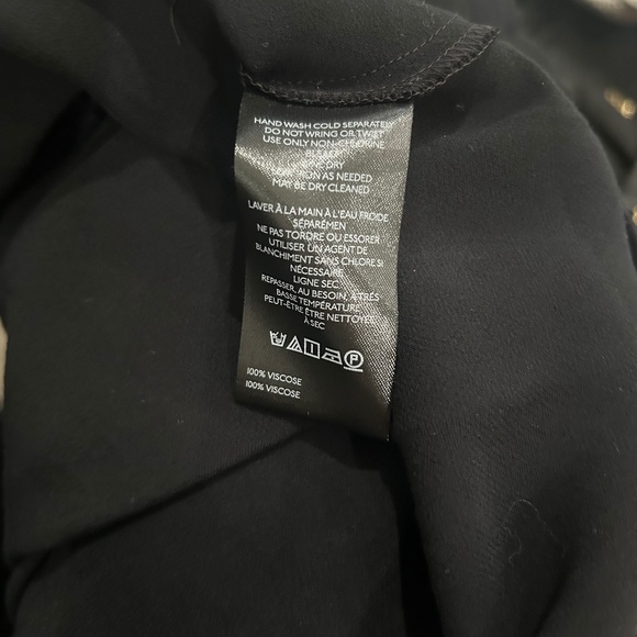 Anthropologie NWT Black Tilda Slip Skirt Size XS - Picture 7 of 9